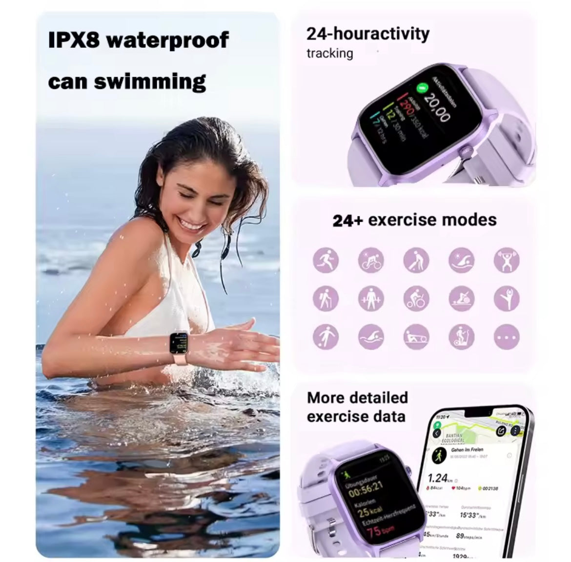 Woman’s smart watch
