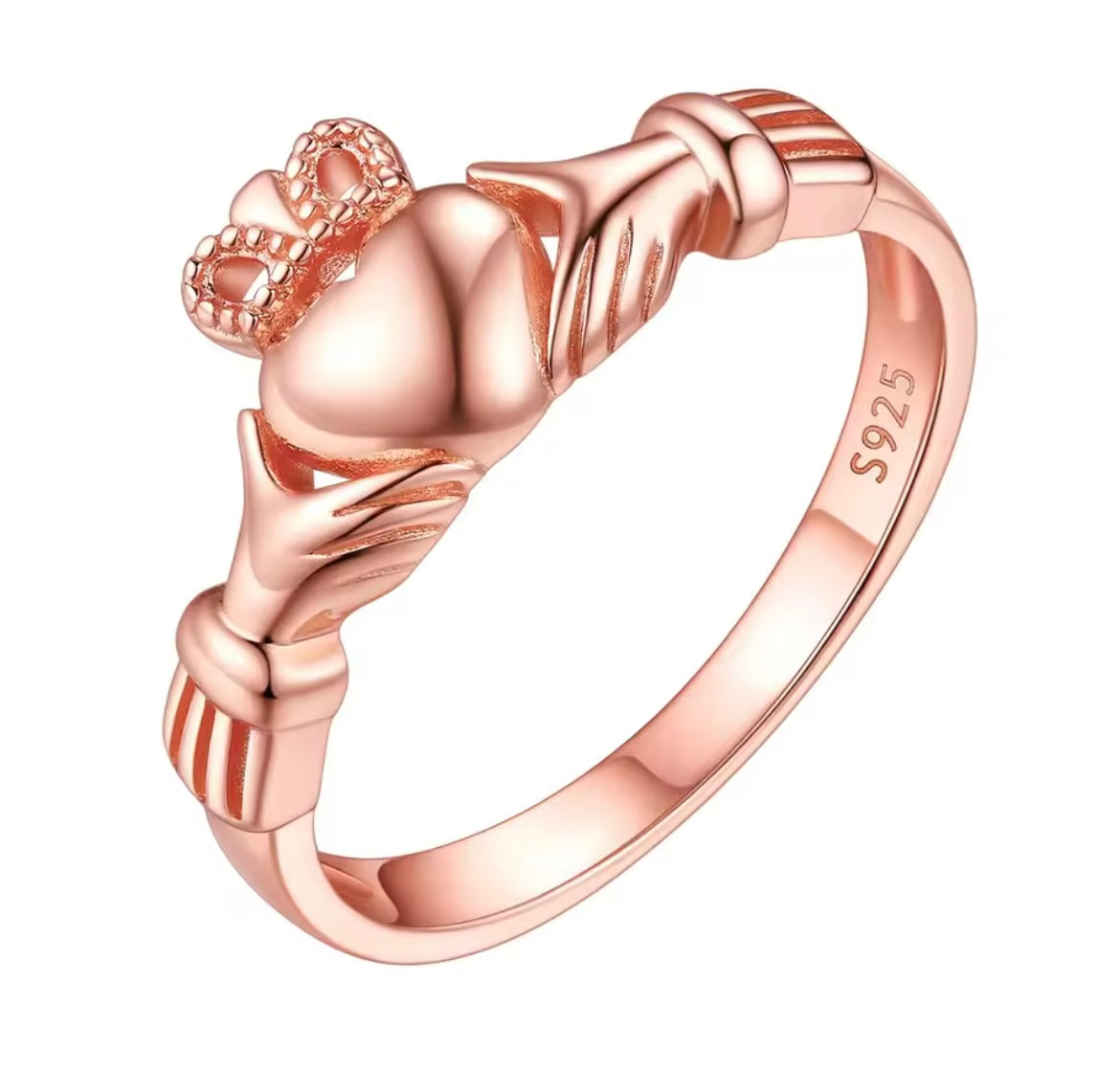925 Sterling Silver Claddagh Rings