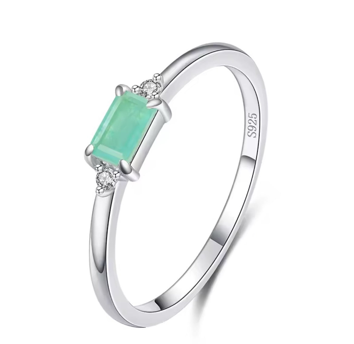 925 Sterling Silver Tourmaline Rings
