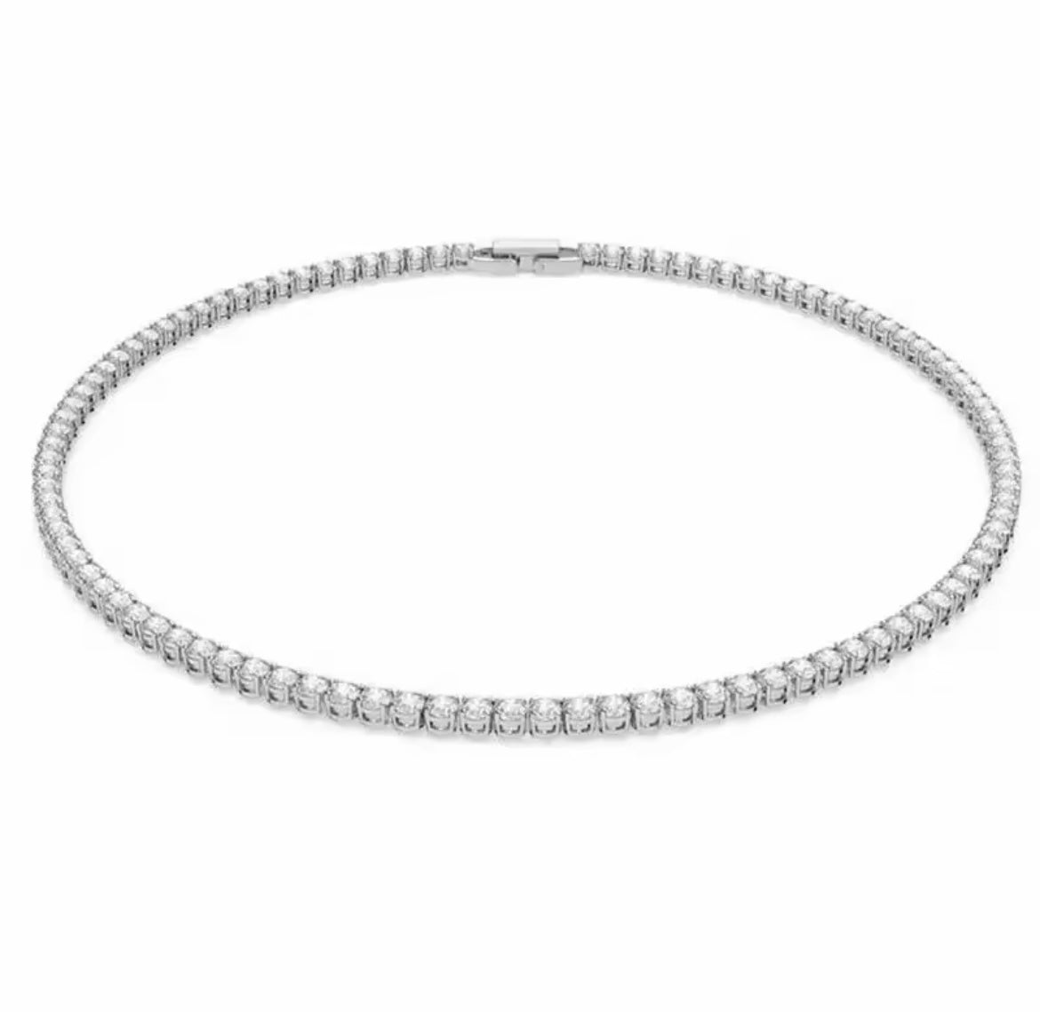 925 Sterling Silver Tennis Necklace