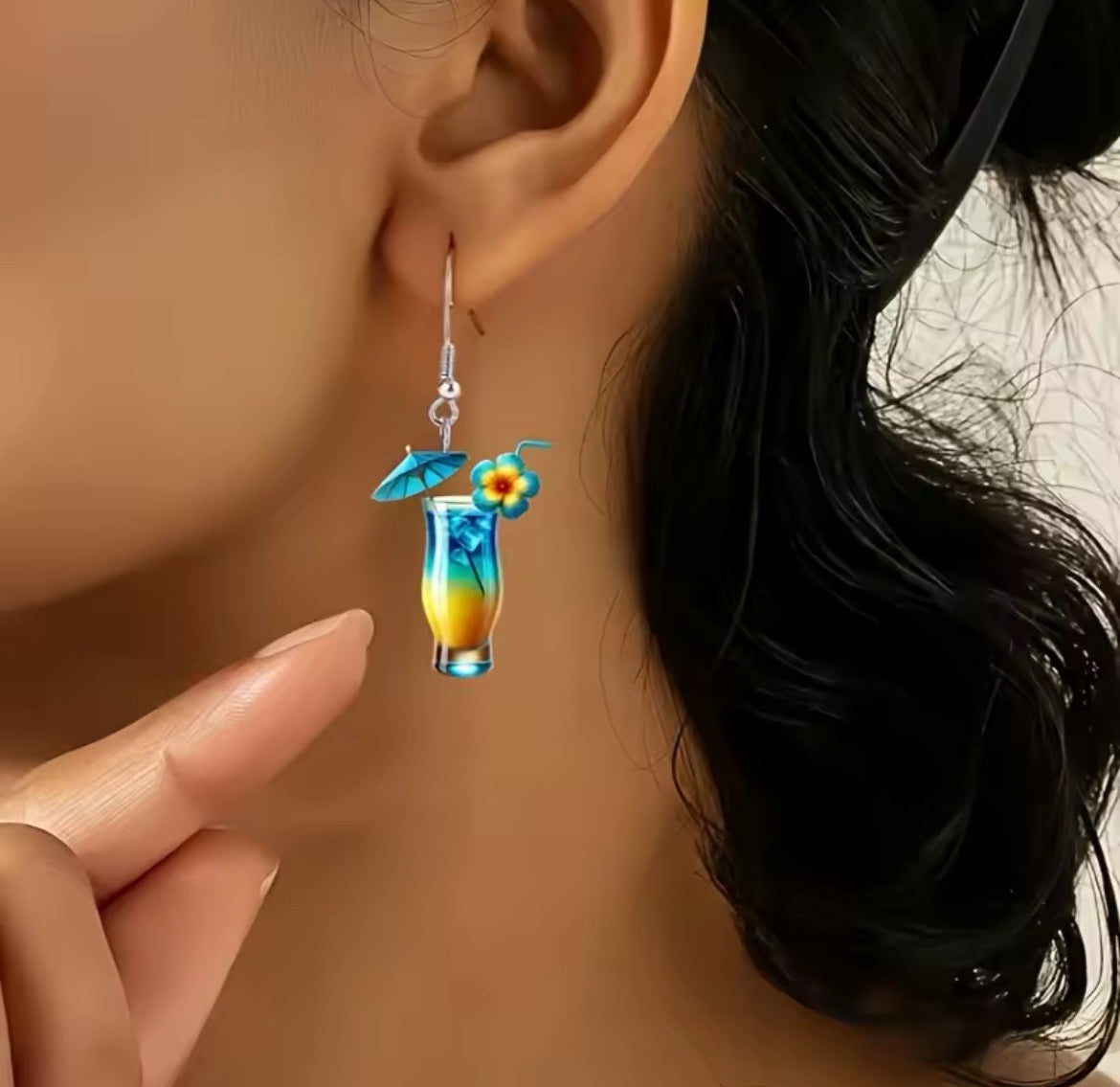 Fashion cocktail summer earrings