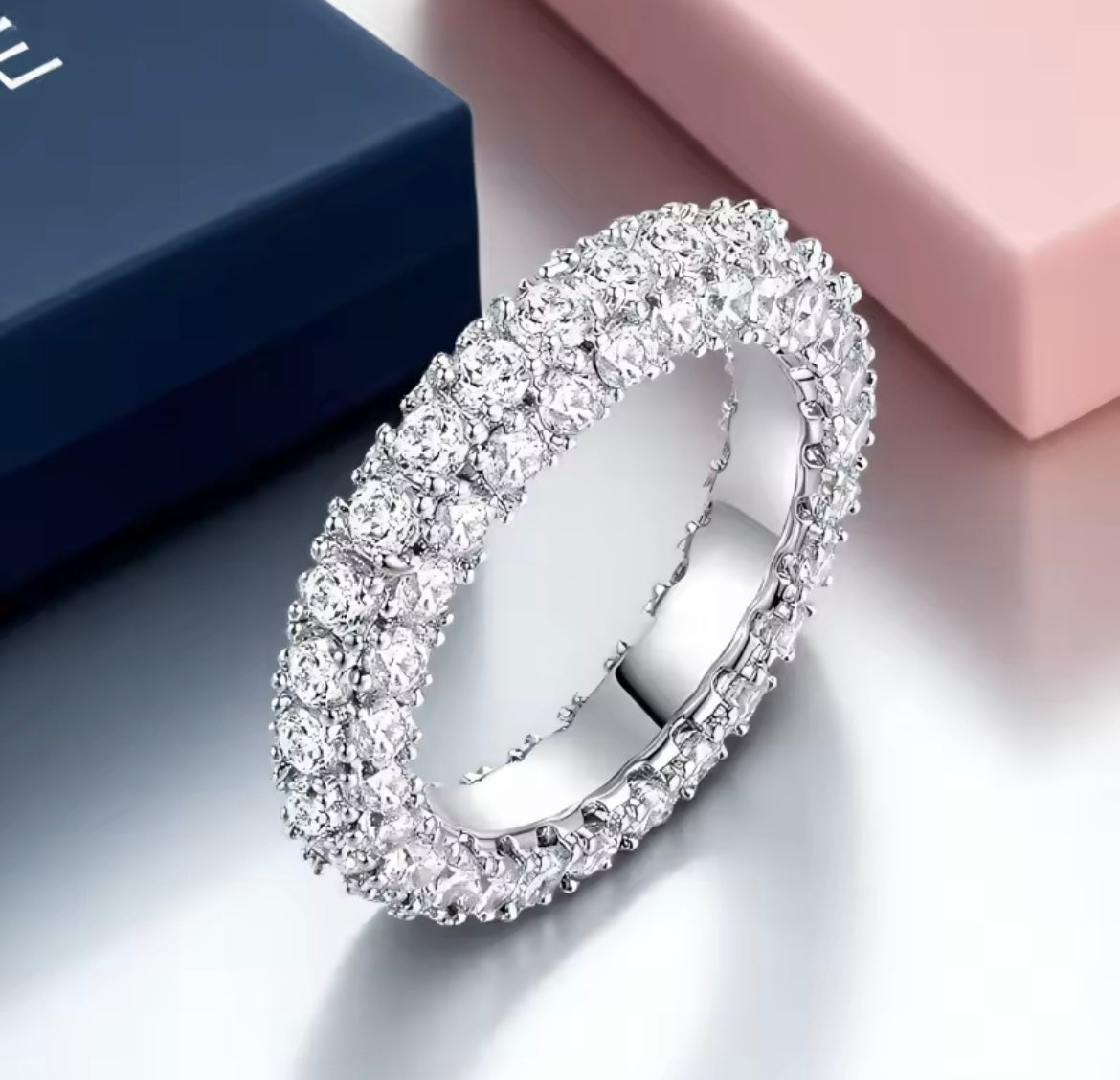 925 Sterling Silver Luxury Ring Band