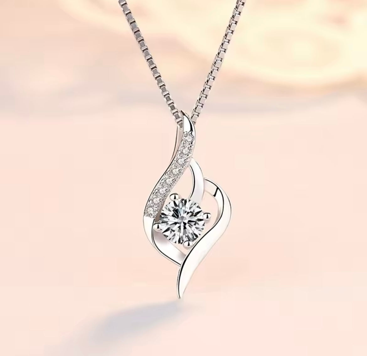 925 Sterling Silver Zircon Pendants