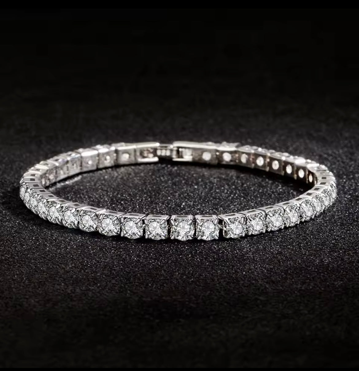 925 Sterling Silver Tennis Bracelet Zirconia