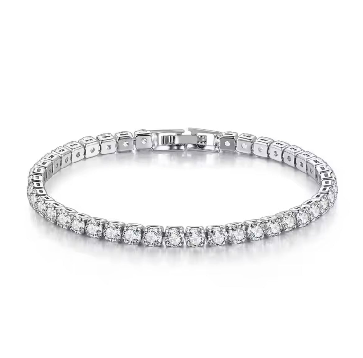 925 Sterling Silver Tennis Bracelet Zirconia