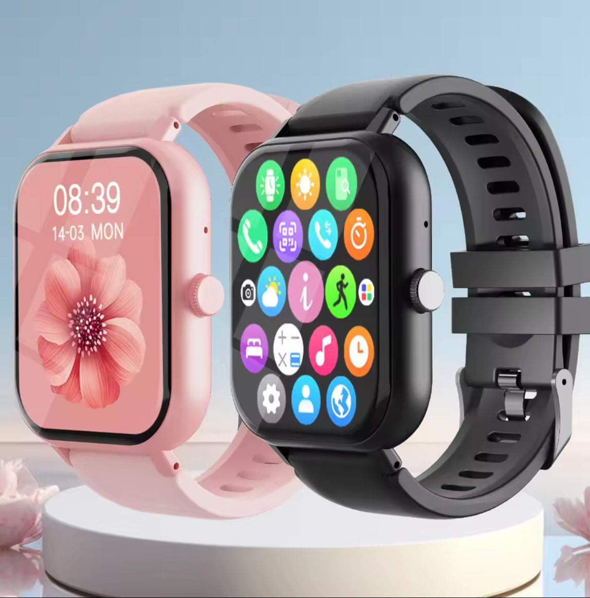 Bluetooth Call Smart Watch 1.99 Inch Full Touch Screen Sports Fitness Tracker for Android & iPhone