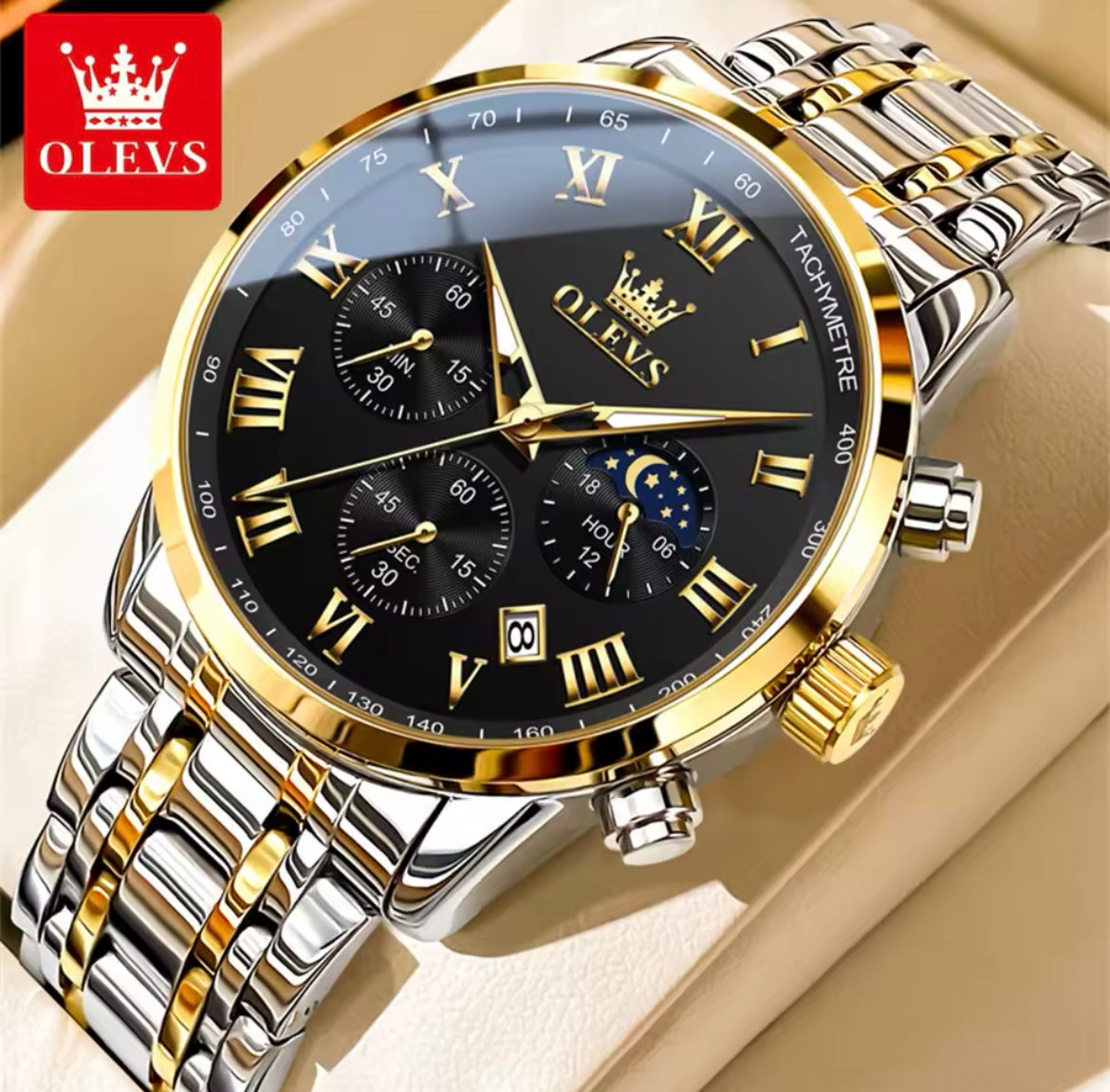 OLEVS Luxury Quartz Watch For Men