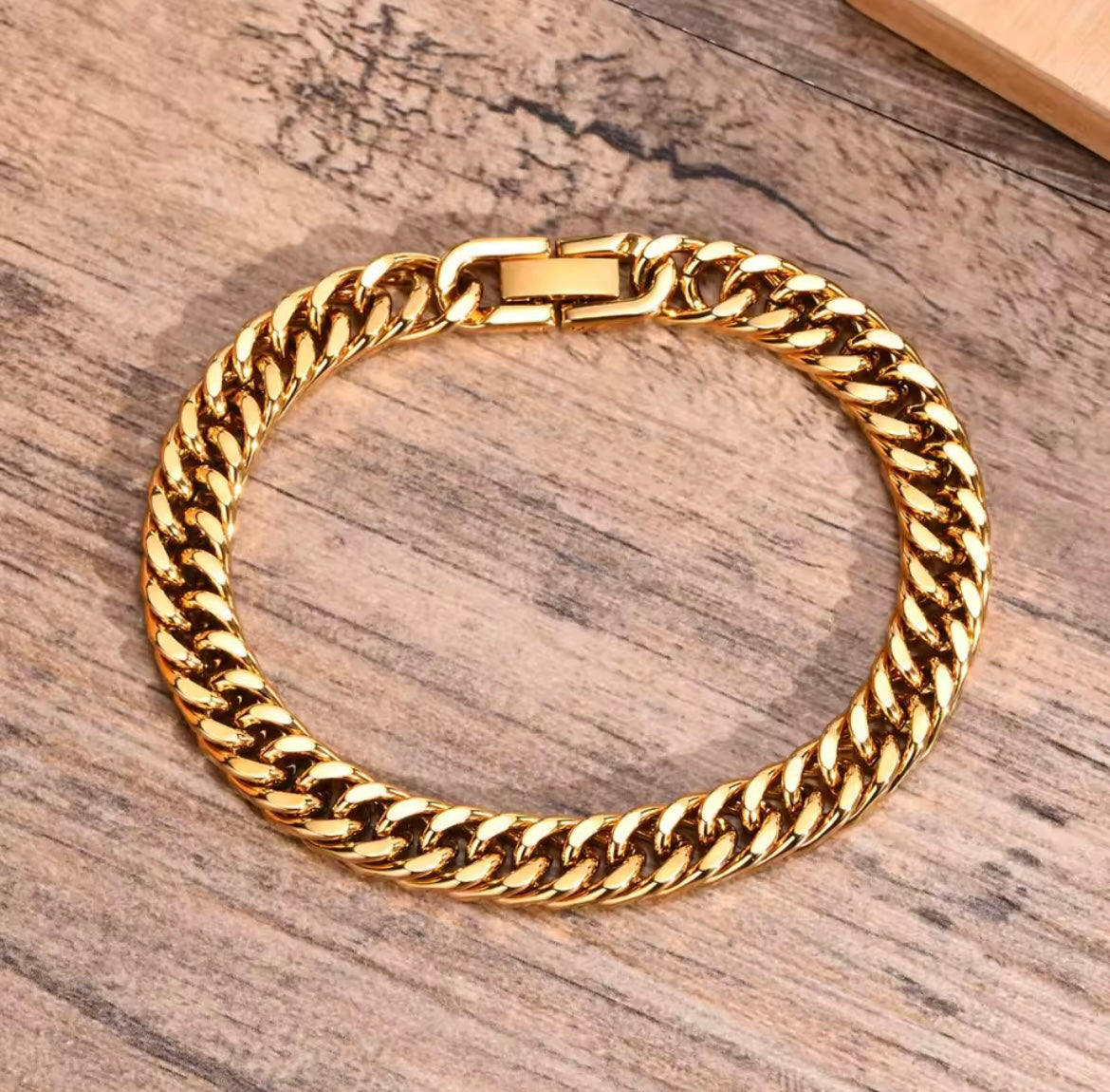 Men's Stainless Steel Link Chain Cuban Bracelets