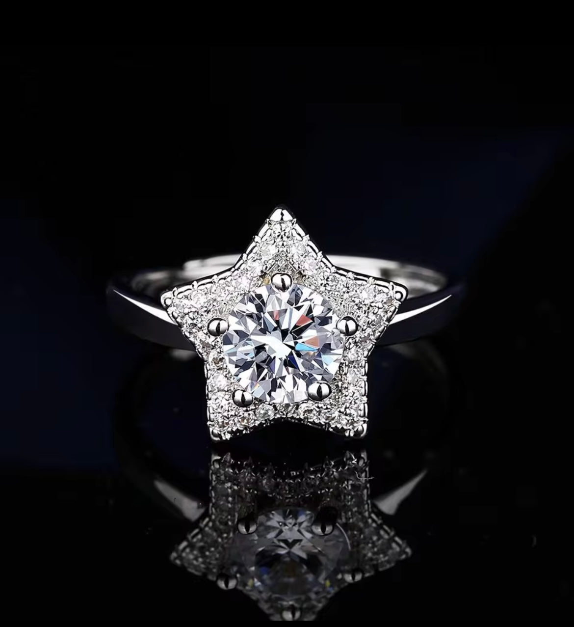 925 Sterling Silver Star Jewellery Set