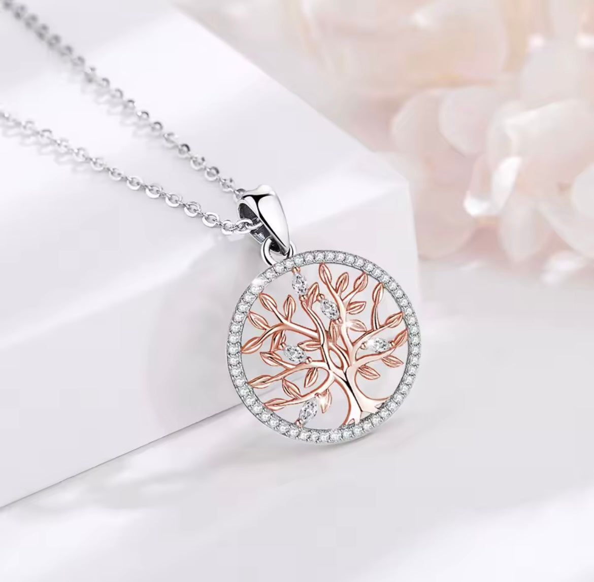 925 Sterling Silver Tree of Life Necklace