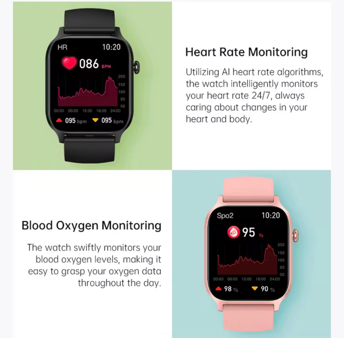 Woman’s smart watch