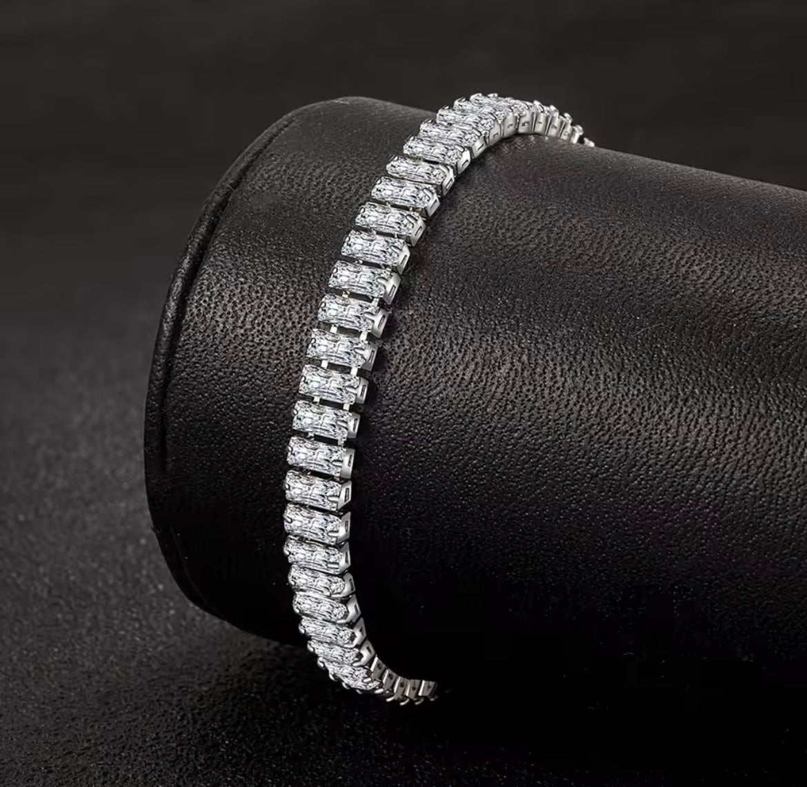 925 Sterling Silver Bracelet Elegant Zircon