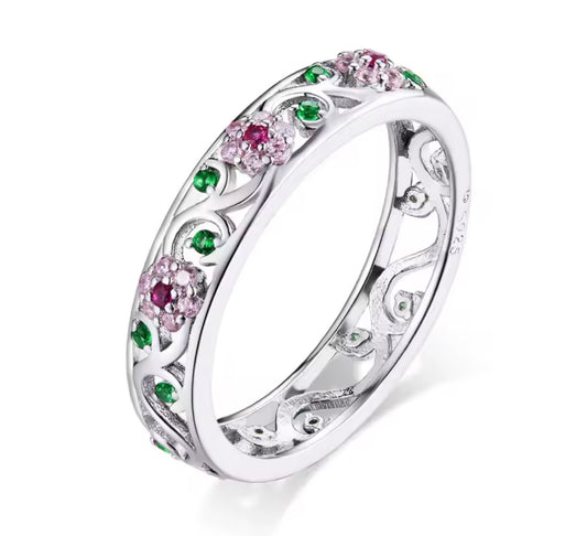 925 Sterling silver Secret Garden ring