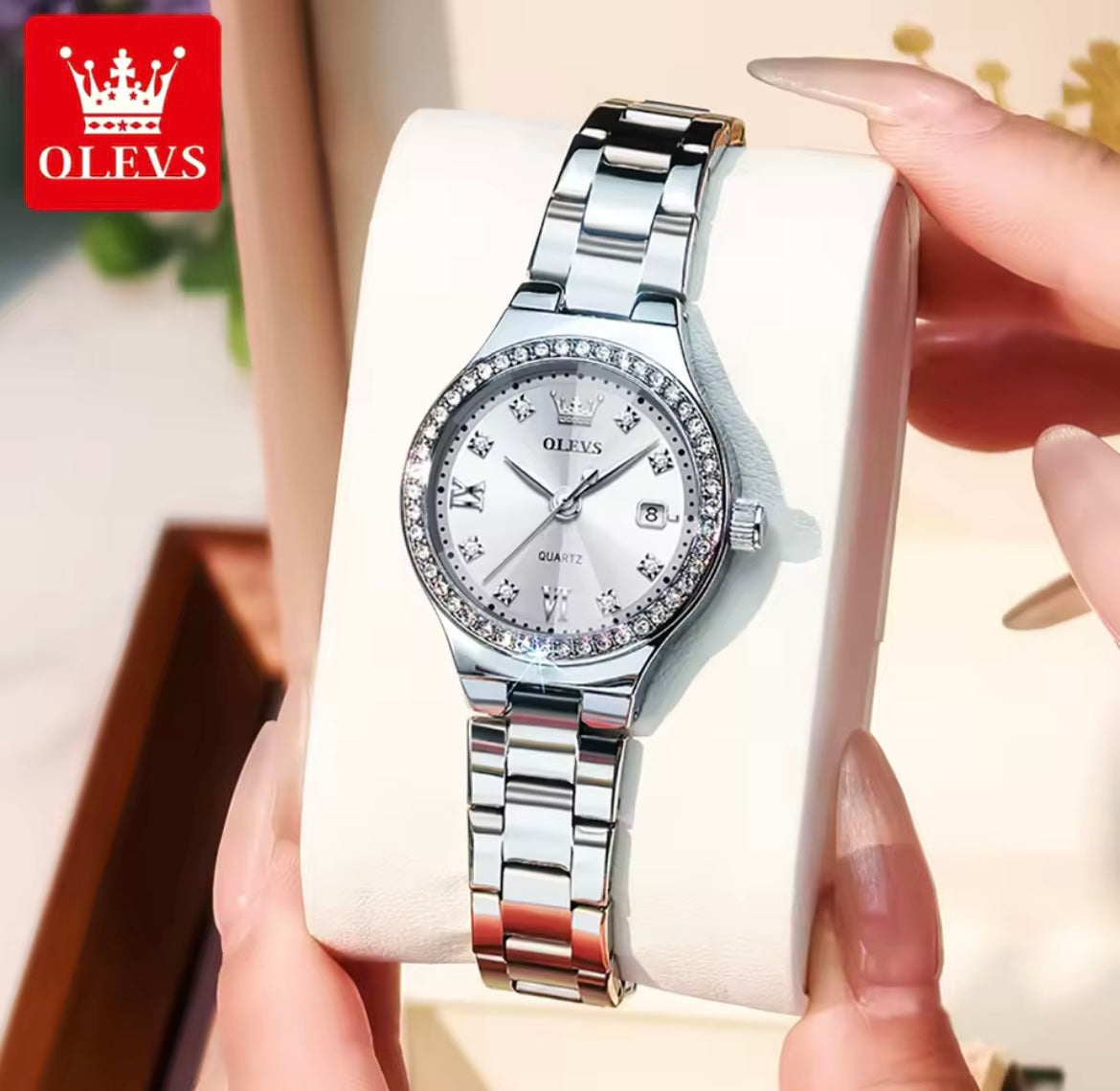OLEVS Women’s Diamond Quartz Watch