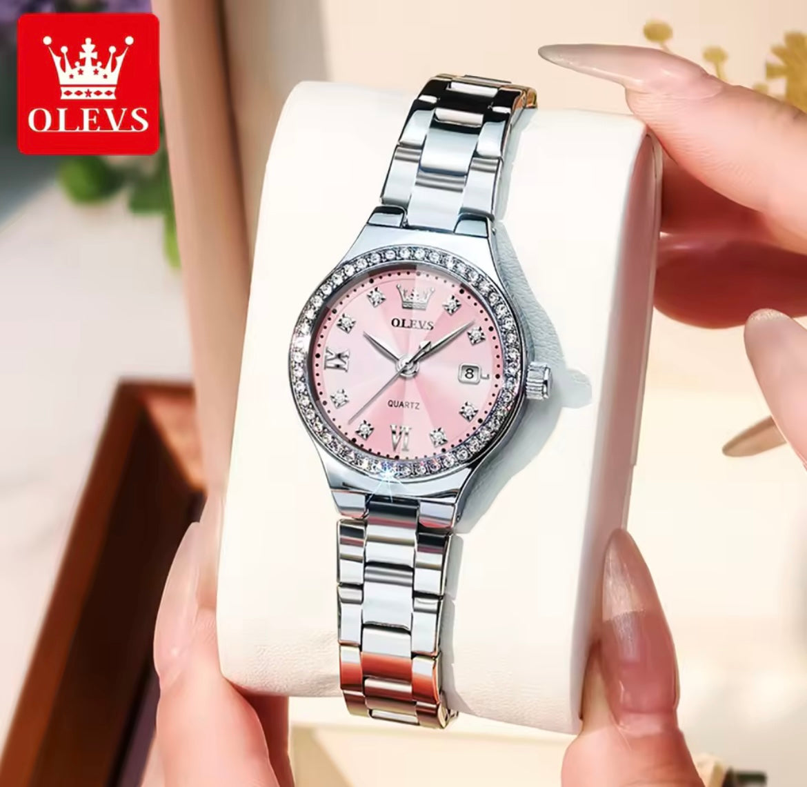 OLEVS Women’s Diamond Quartz Watch