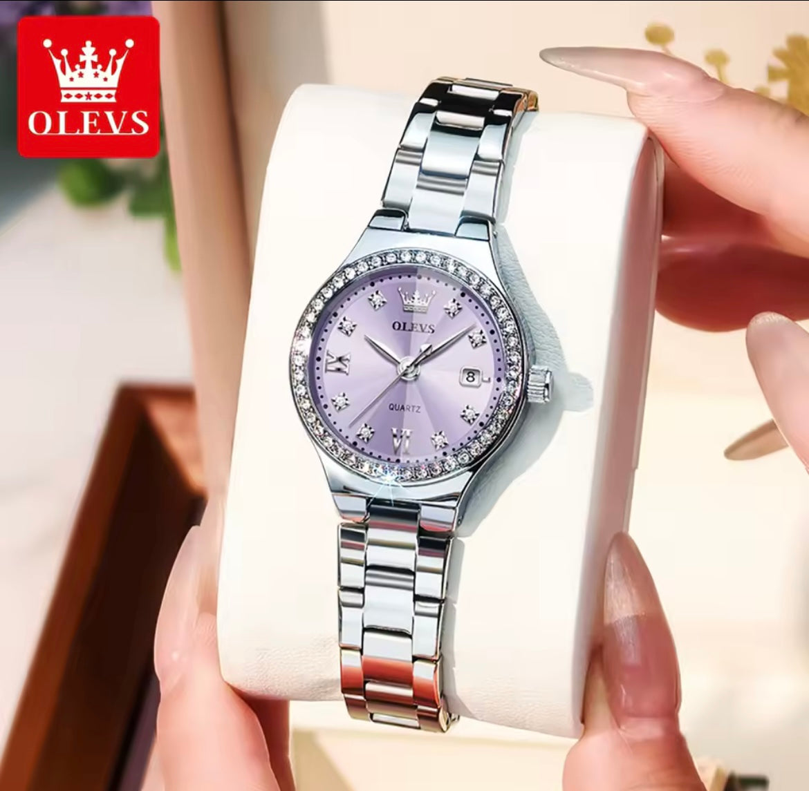 OLEVS Women’s Diamond Quartz Watch