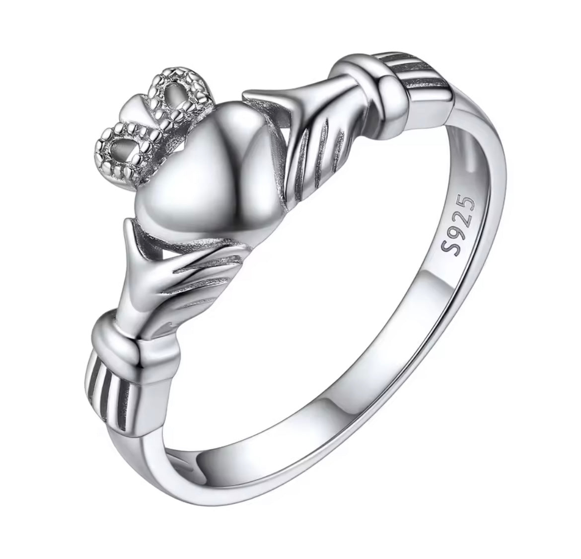 925 Sterling Silver Claddagh Rings