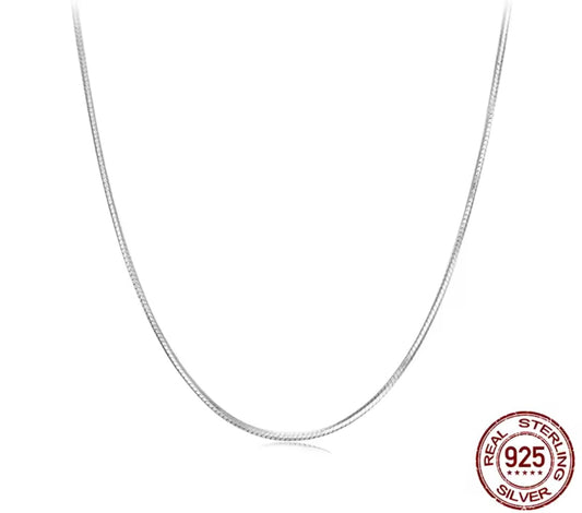 925 Sterling silver snake chains
