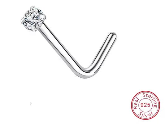 925 Sterling Silver Nose Stud
