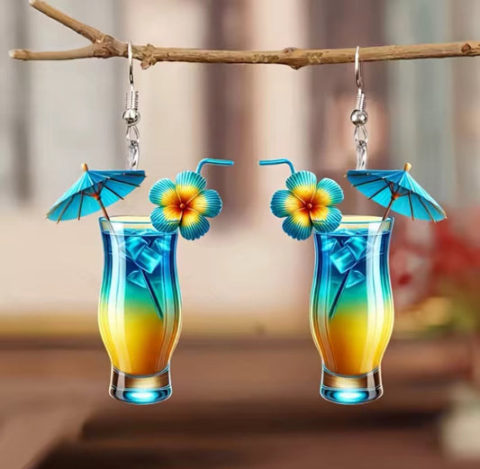 Fashion cocktail summer earrings