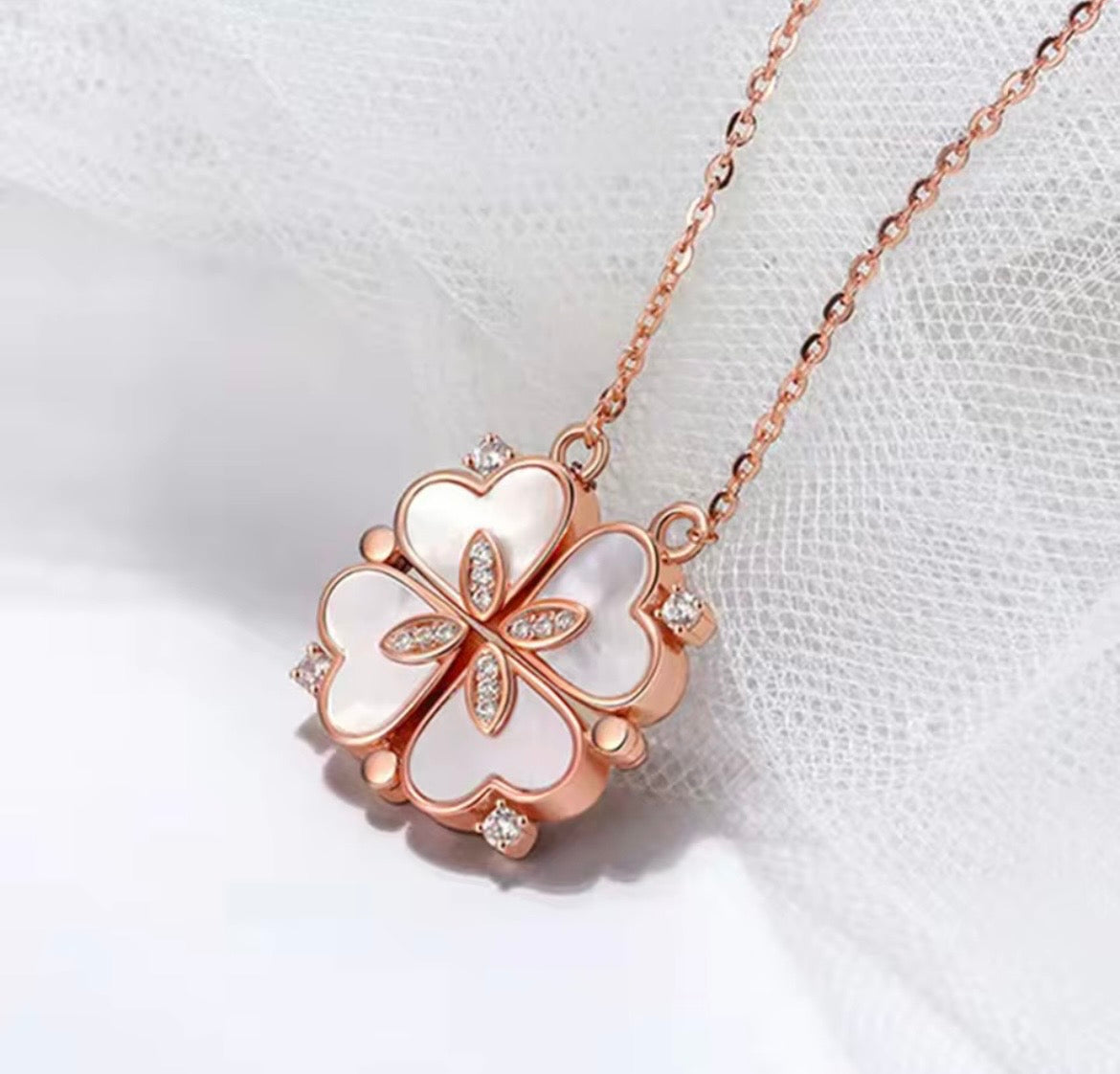Heart Clover Convertible Necklace