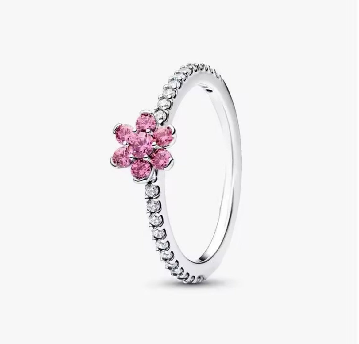 925 Sterling Silver Flower Ring