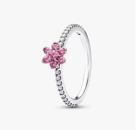 925 Sterling Silver Flower Ring