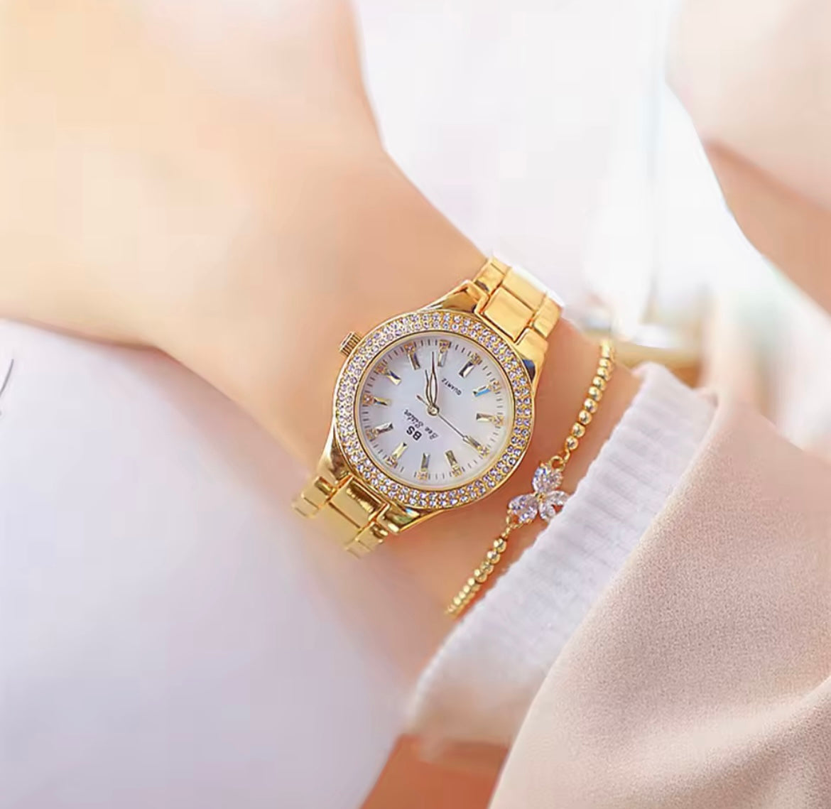 Stainless steel ladies Quartz Watch