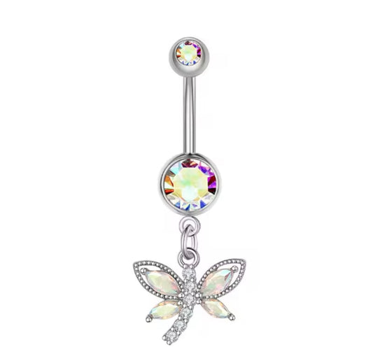 Dangled dragonfly Belly Button