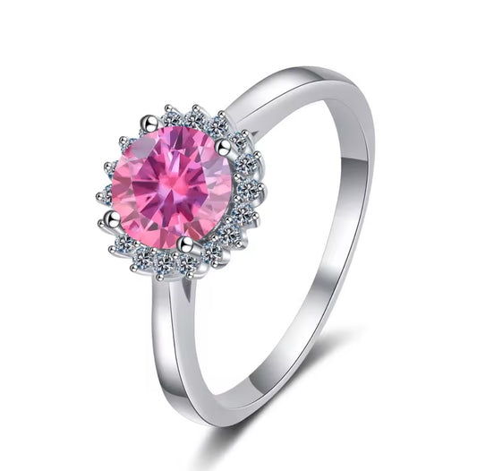 925 Sterling silver Moissanite rings