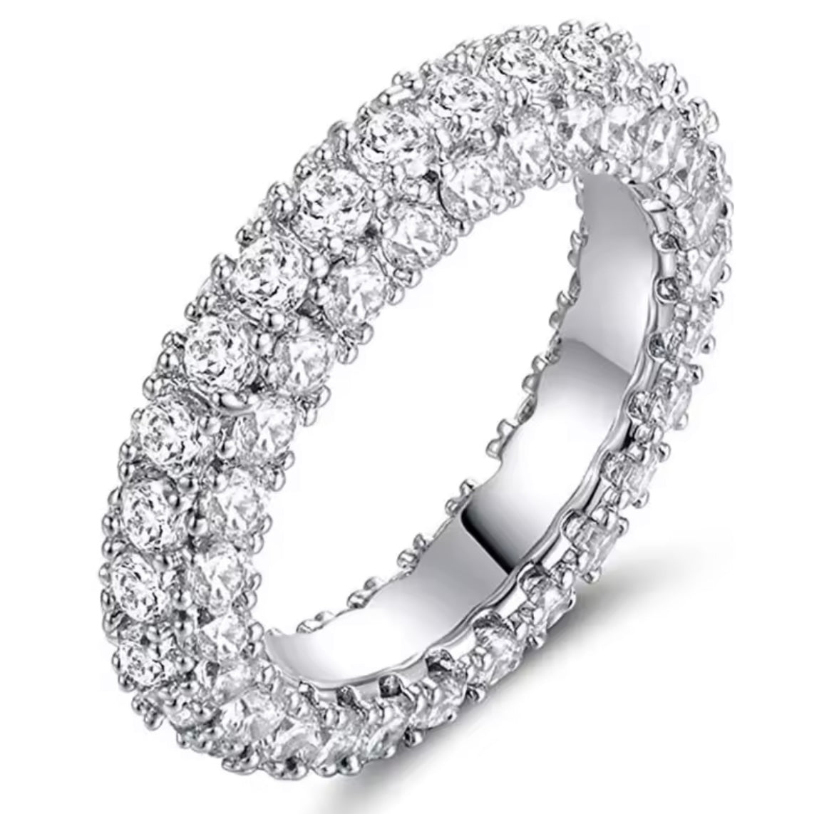 925 Sterling Silver Luxury Ring Band