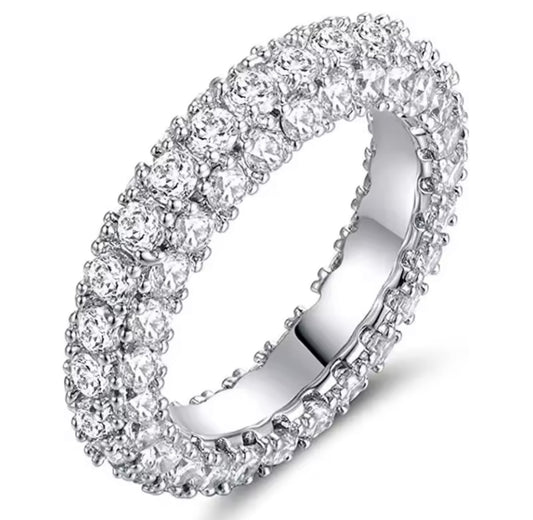 925 Sterling Silver Luxury Ring Band