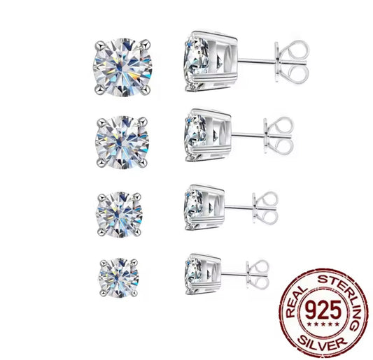 925 Sterling silver stud earrings