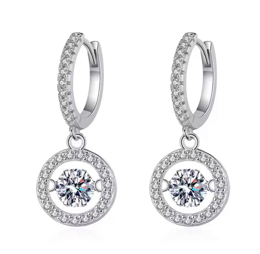 925 Sterling silver drop earrings