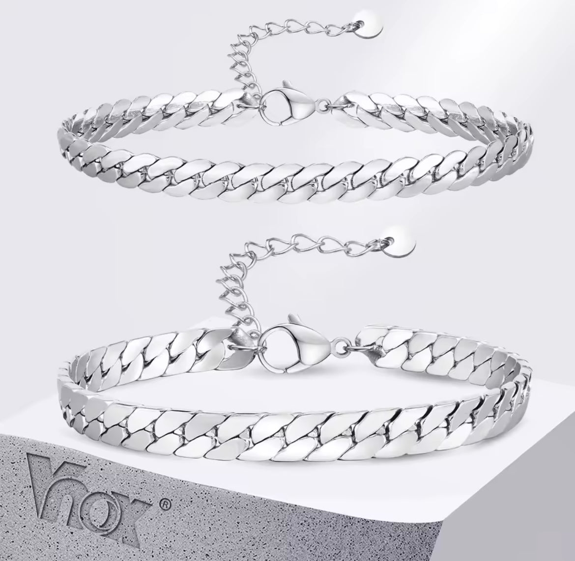 Stainless steel Cuban Chain Bracelets