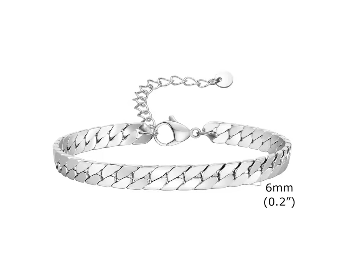 Stainless steel Cuban Chain Bracelets