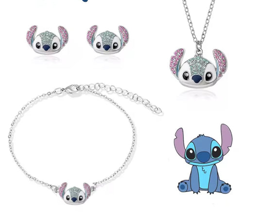 Disney Stitch jewellery set for kids