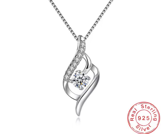 925 Sterling Silver Zircon Pendants