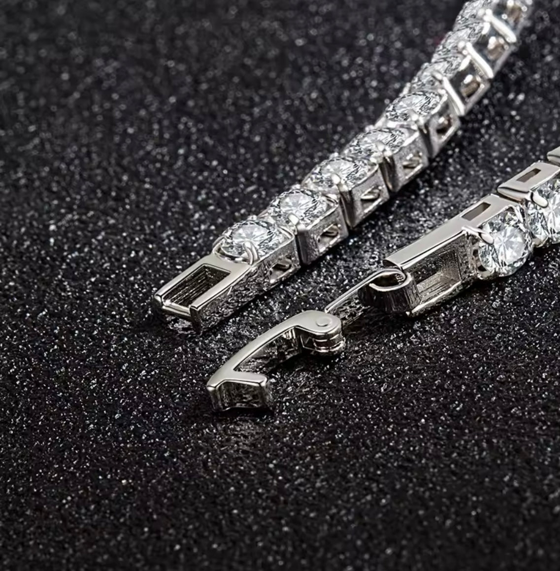 925 Sterling Silver Tennis Bracelet Zirconia