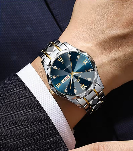 Men’s diamond luxury watch