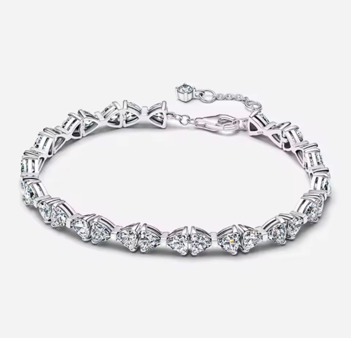 925 Sterling silver bow bracelet