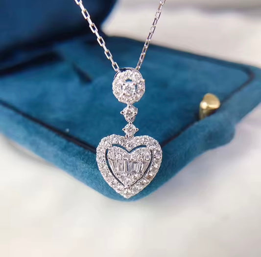 Cubic Zirconia Heart pendant