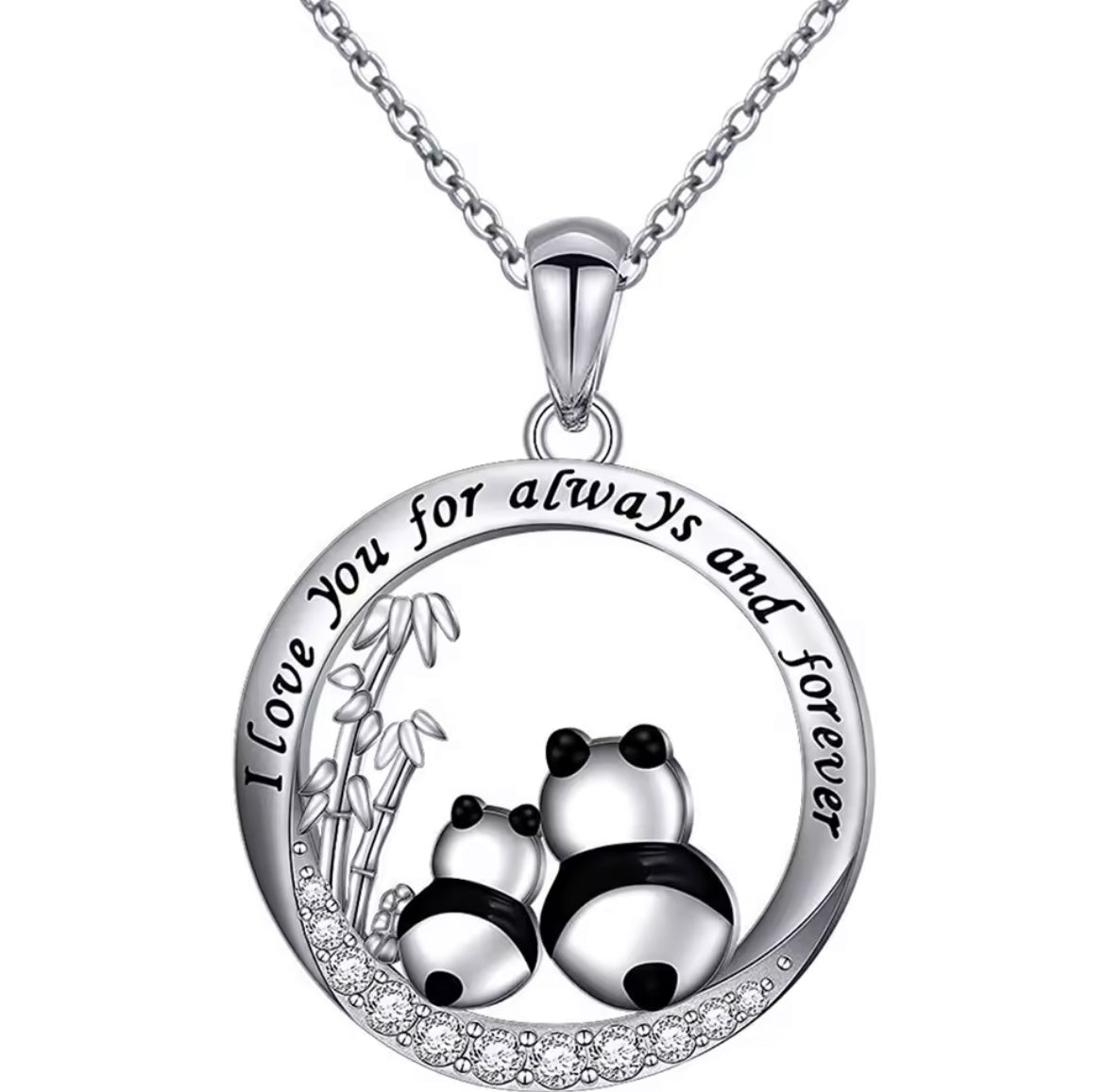 Fashion panda necklace