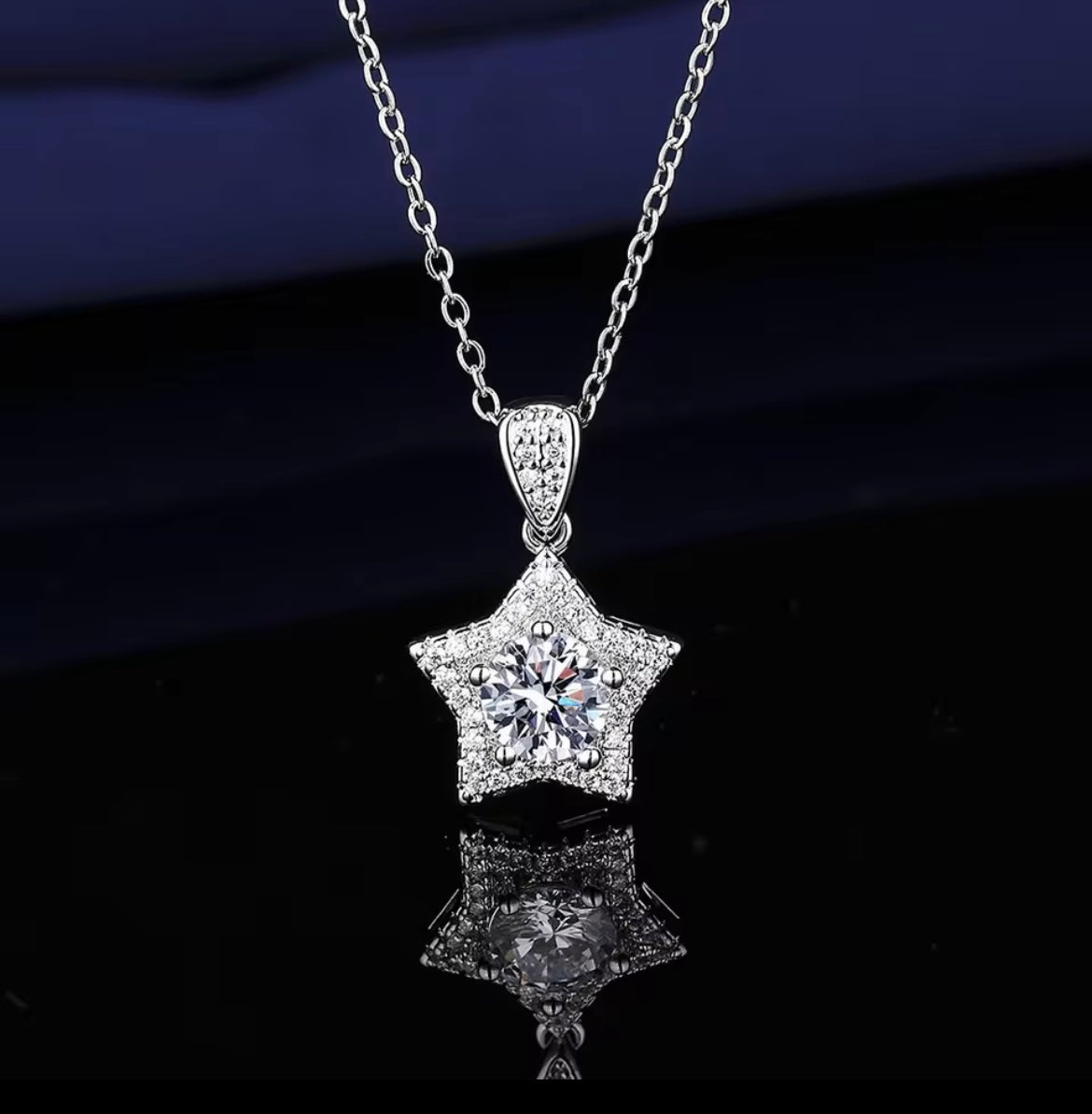 925 Sterling Silver Star Jewellery Set