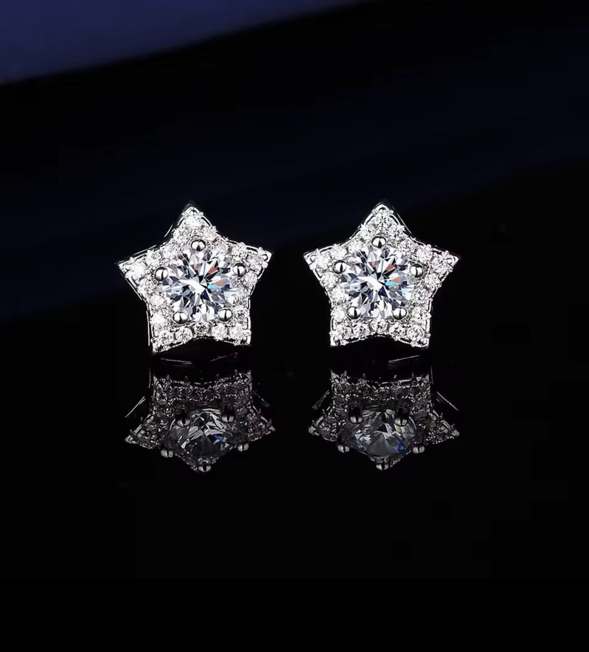 925 Sterling Silver Star Jewellery Set