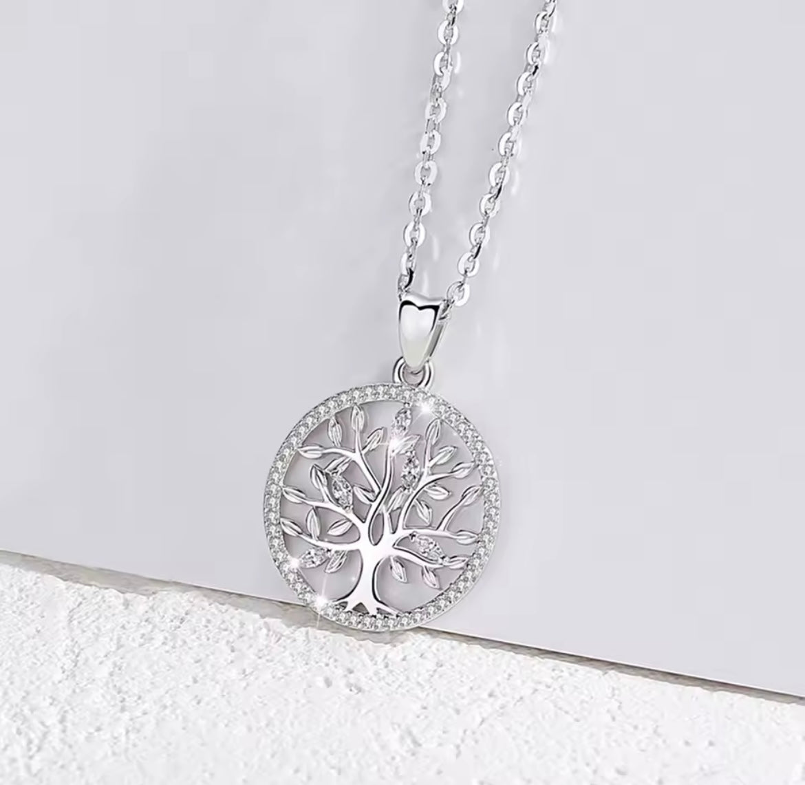 925 Sterling Silver Tree of Life Necklace