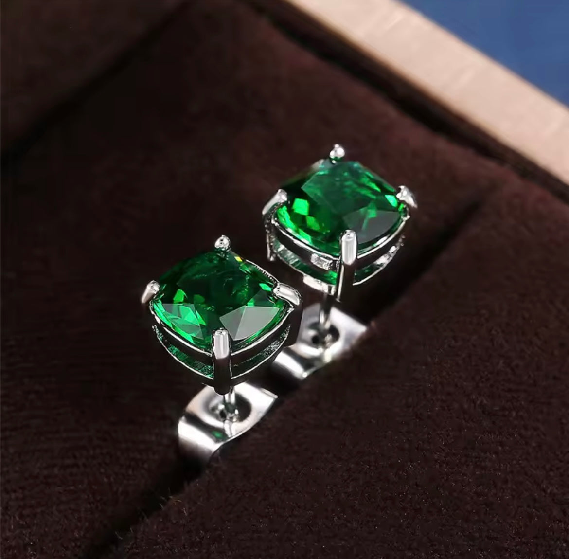 925 Sterling Silver Cubic Zirconia Stud Earrings