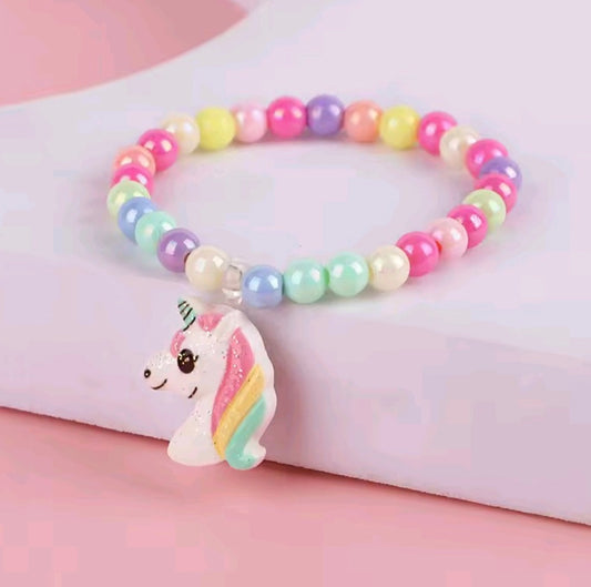 Colourful unicorn bracelet