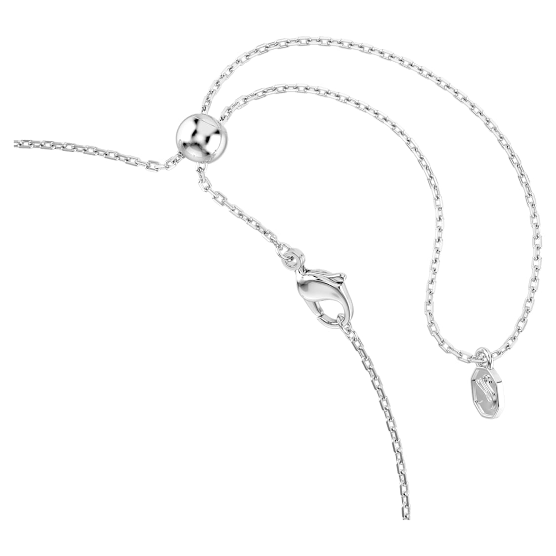 Silver sparkling Colourful flower collarbone choker necklace